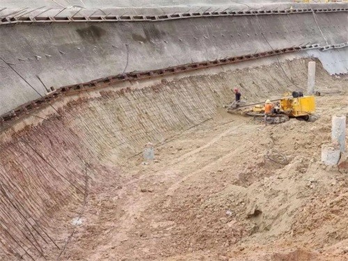 泌阳基坑边坡加固